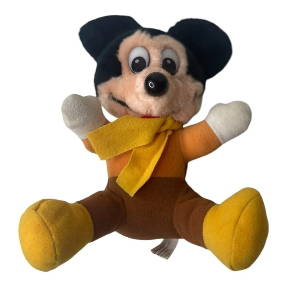 Vintage Disney 80’s Mickey’s Christmas Carol Plushie Gang